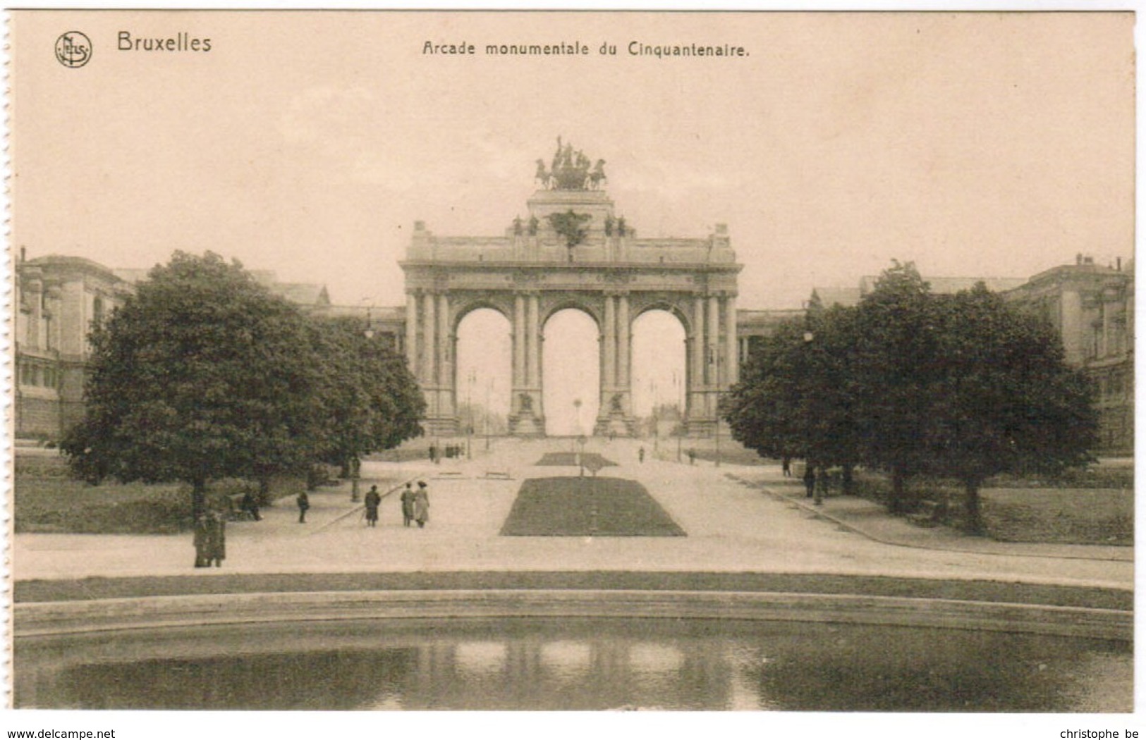 Brussel, Bruxelles, Arcade Monumentale Du Cinquantenaire (pk35224) - Monuments, édifices