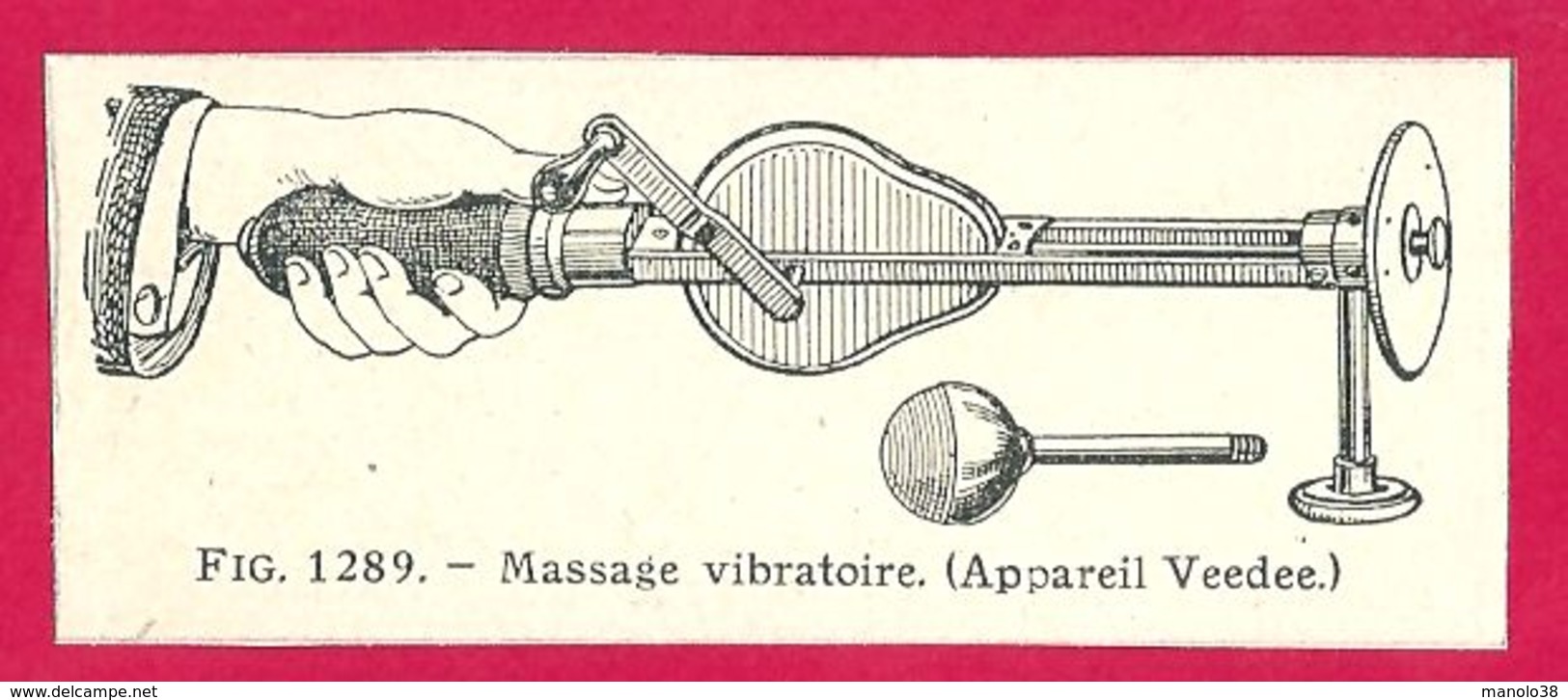 Massage Larousse Médical Illustré 1929 - Non Classés