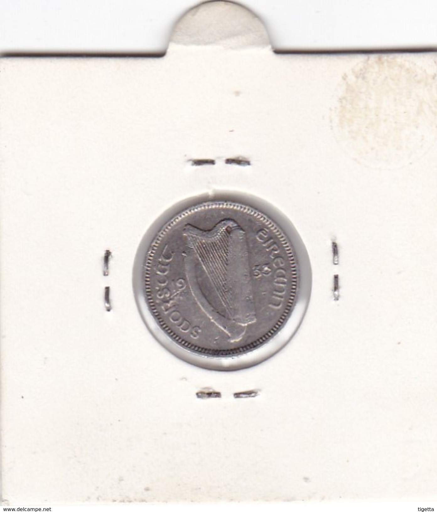 IRLANDA  3 PENCE   ANNO 1933  COME DA FOTO - Ierland