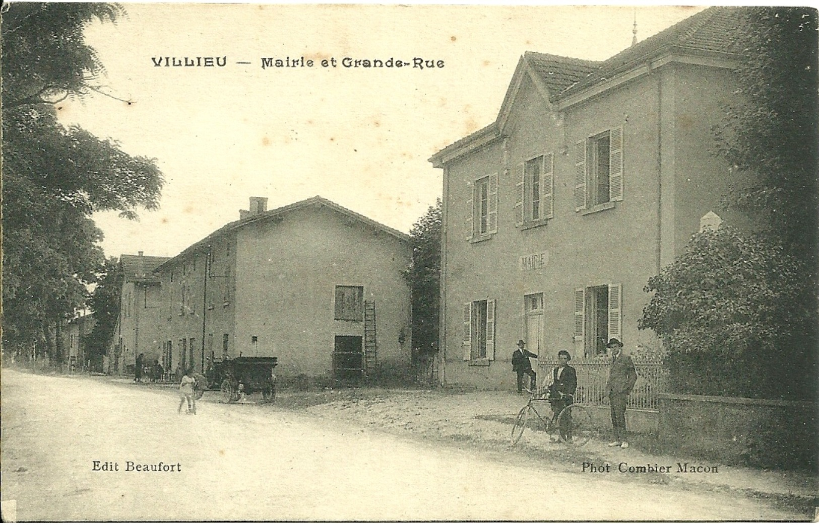 VILLIEU - Mairie Et Grande Rue - Non Classés