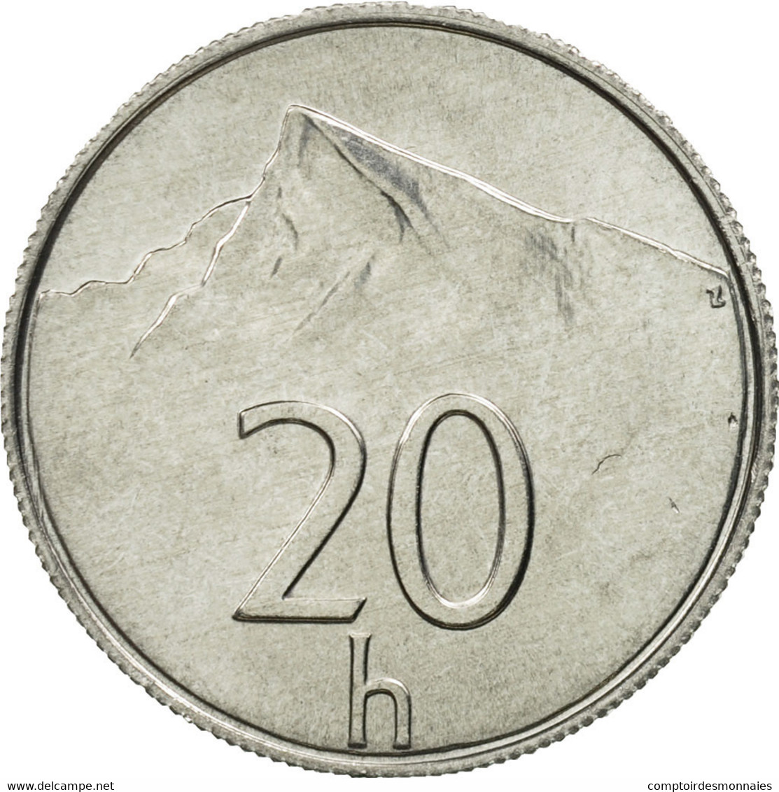 Monnaie, Slovaquie, 20 Halierov, 2002, FDC, Aluminium, KM:18 - Slovaquie