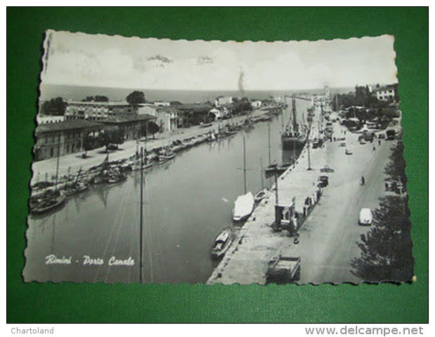 Cartolina Rimini - Porto Canale 1963. - Rimini