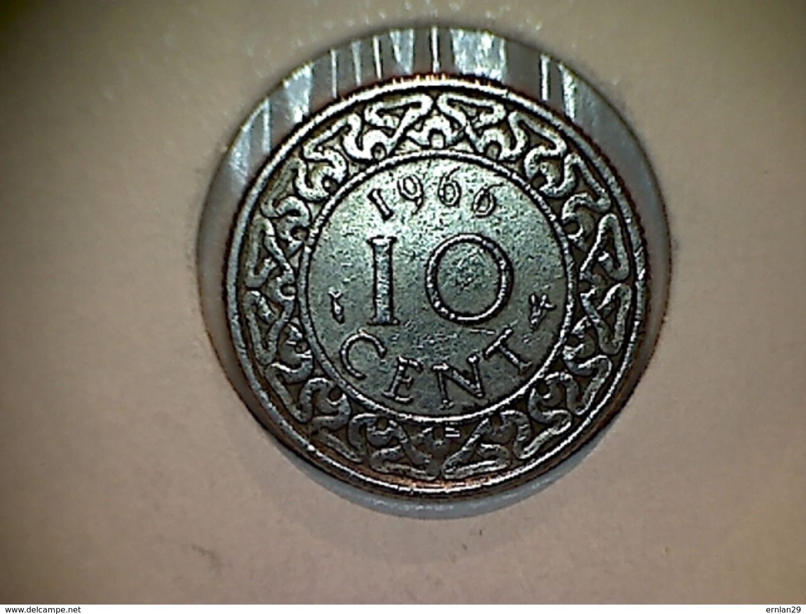 Surinam 10 Cents 1966 - Surinam 1975 - ...