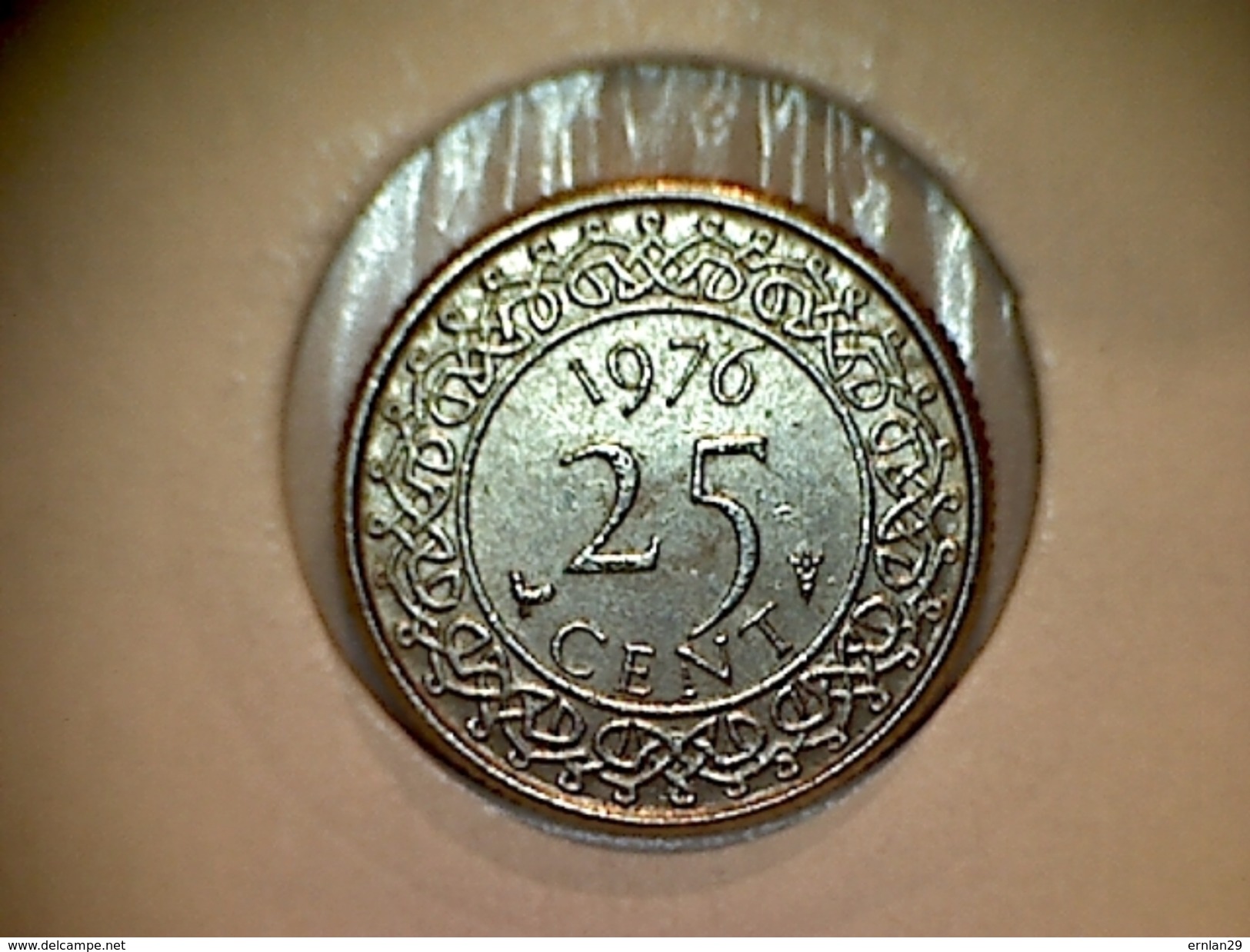 Surinam 25 Cents 1976 - Suriname 1975 - ...