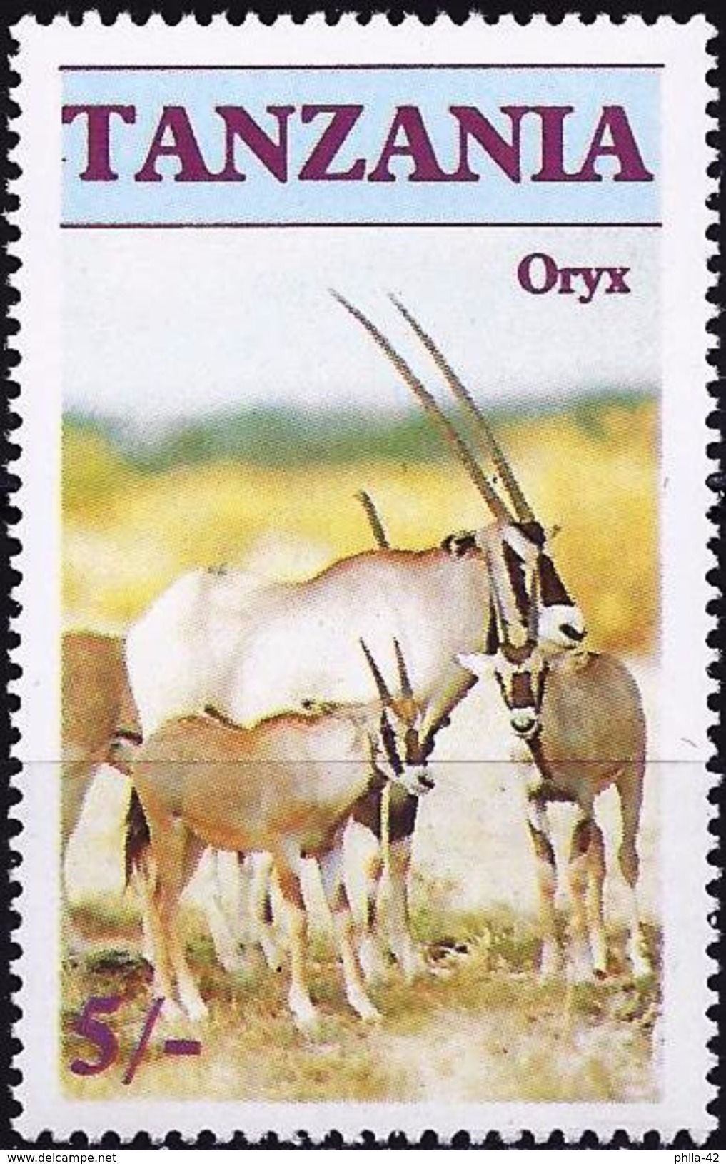 Tanzania 1986 - Fauna : Oryx ( Mi 328 - YT 285 ) MNH** - Other & Unclassified