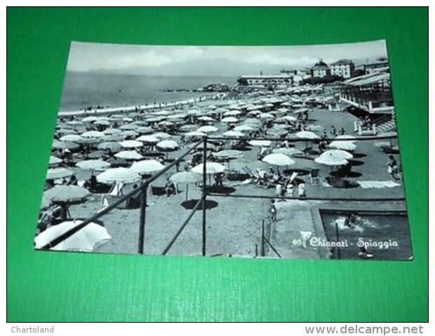 Cartolina Chiavari - Spiaggia 1958 - Genova (Genoa)