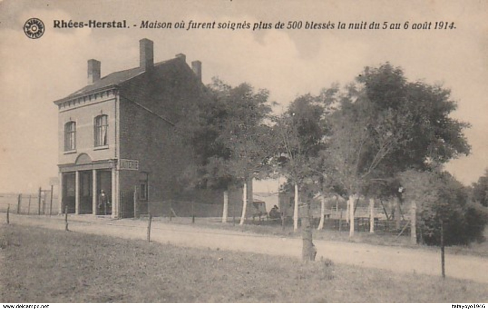 Rhées-Herstal  Maison Ou Furent Soignés Les Blessés En 1914 N'a Pas Circulé - Herstal
