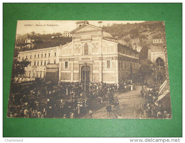 Cartolina Napoli - Chiesa Di Piedigrotta 1909 - Napoli