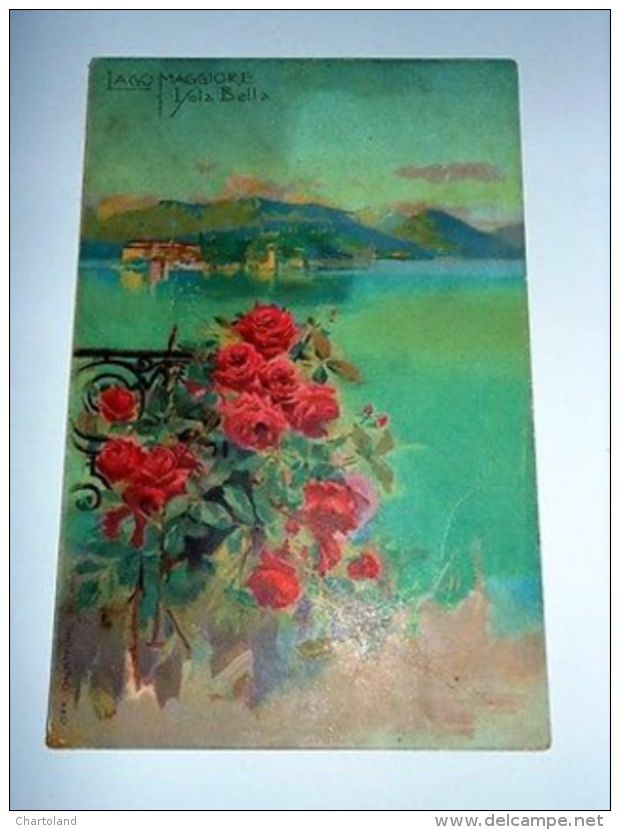 Cartolina Lago Maggiore - Isola Bella - Pubblicità Lysoform 1920 Ca - Verbania