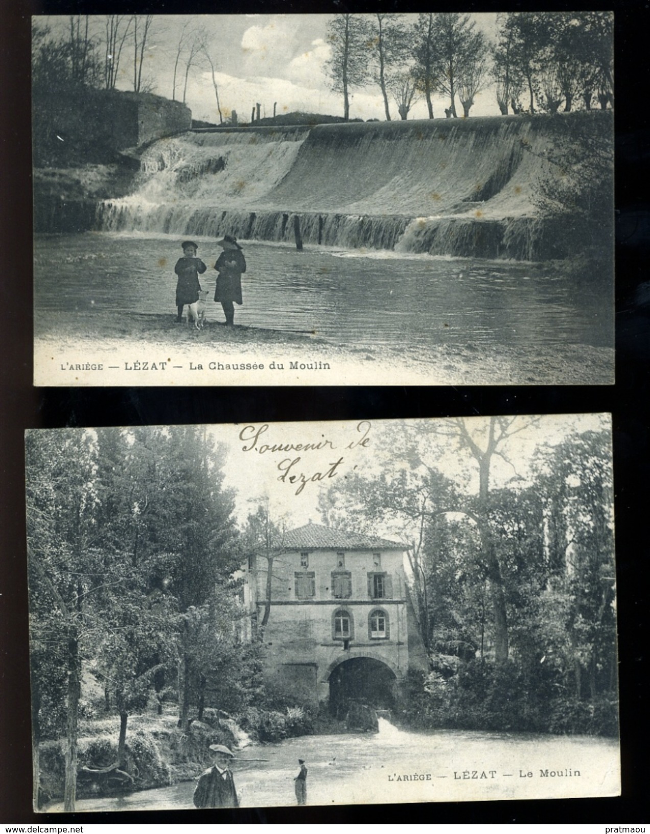 BT09 Lézat, Lot De 3 Cartes Du Moulin - Lezat Sur Leze