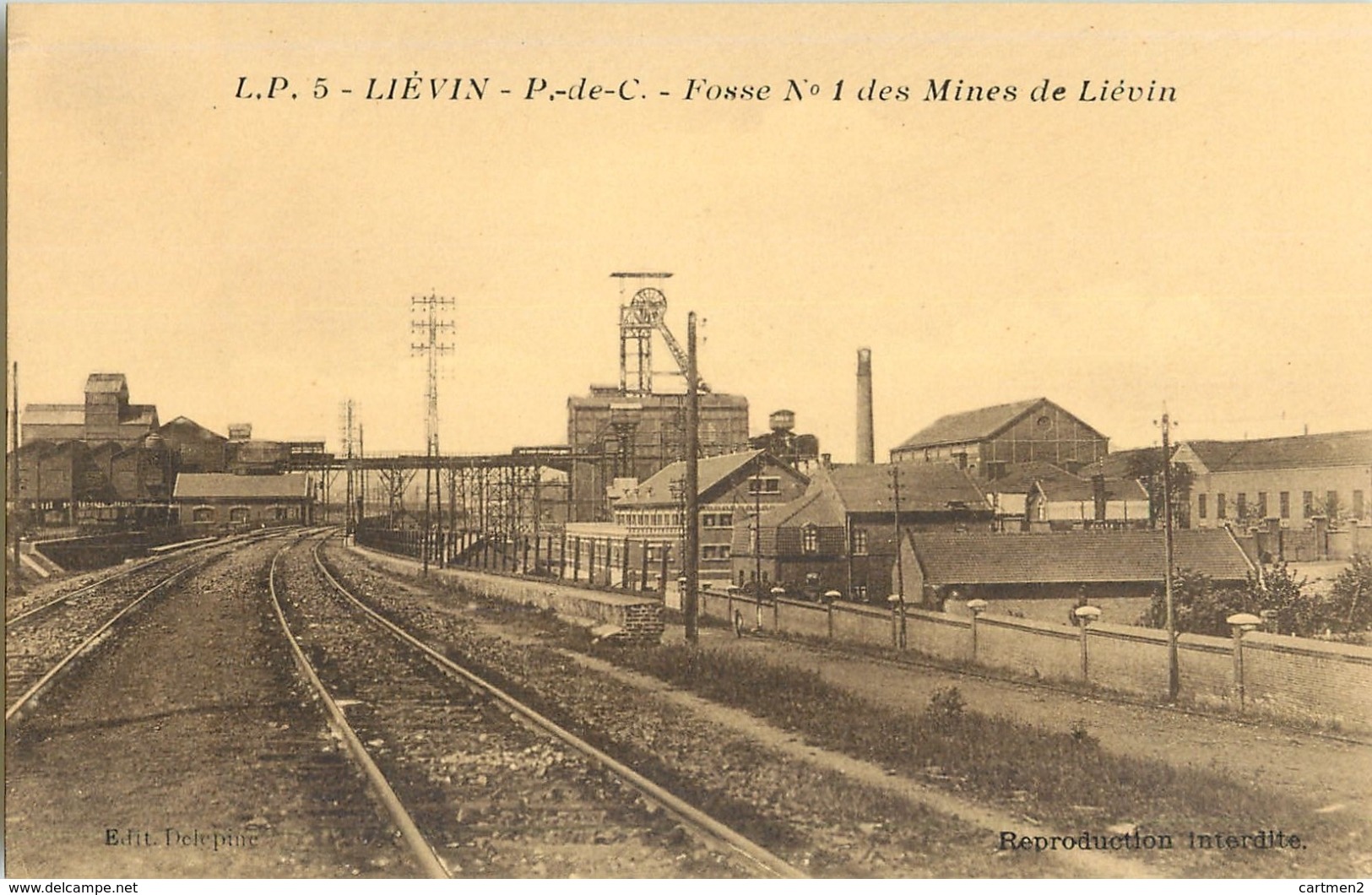 LIEVIN MINES FOSSE N°1 62 - Lievin