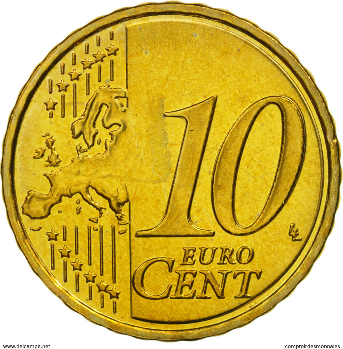 Estonia, 10 Euro Cent, 2011, FDC, Laiton, KM:64 - Estland