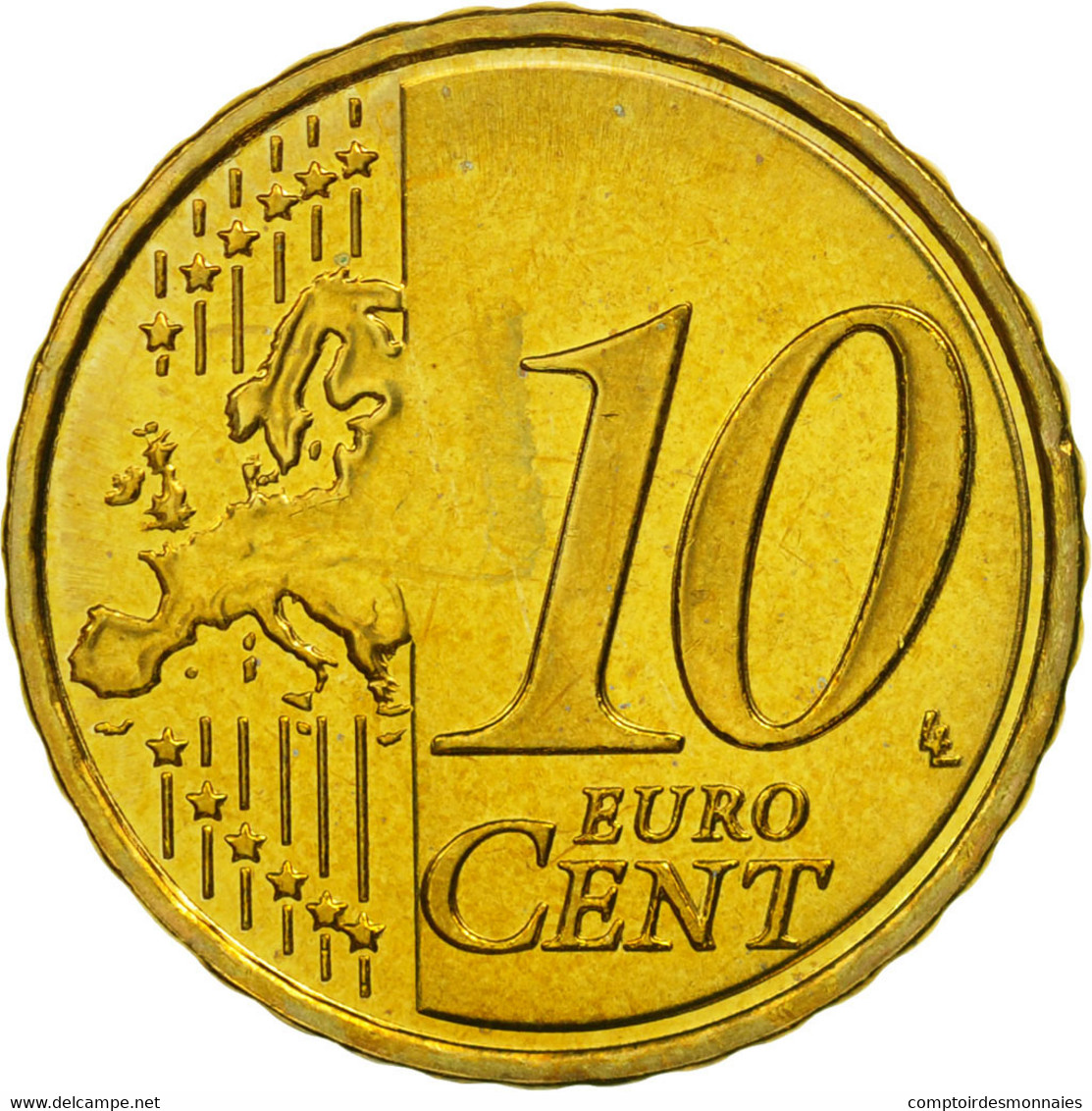 Estonia, 10 Euro Cent, 2011, FDC, Laiton, KM:64 - Estonie