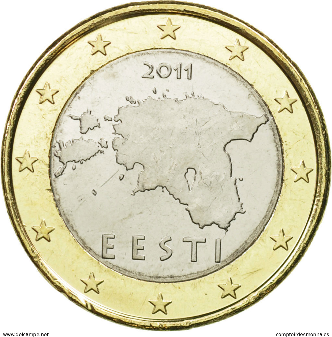 Estonia, Euro, 2011, FDC, Bi-Metallic, KM:67 - Estonie