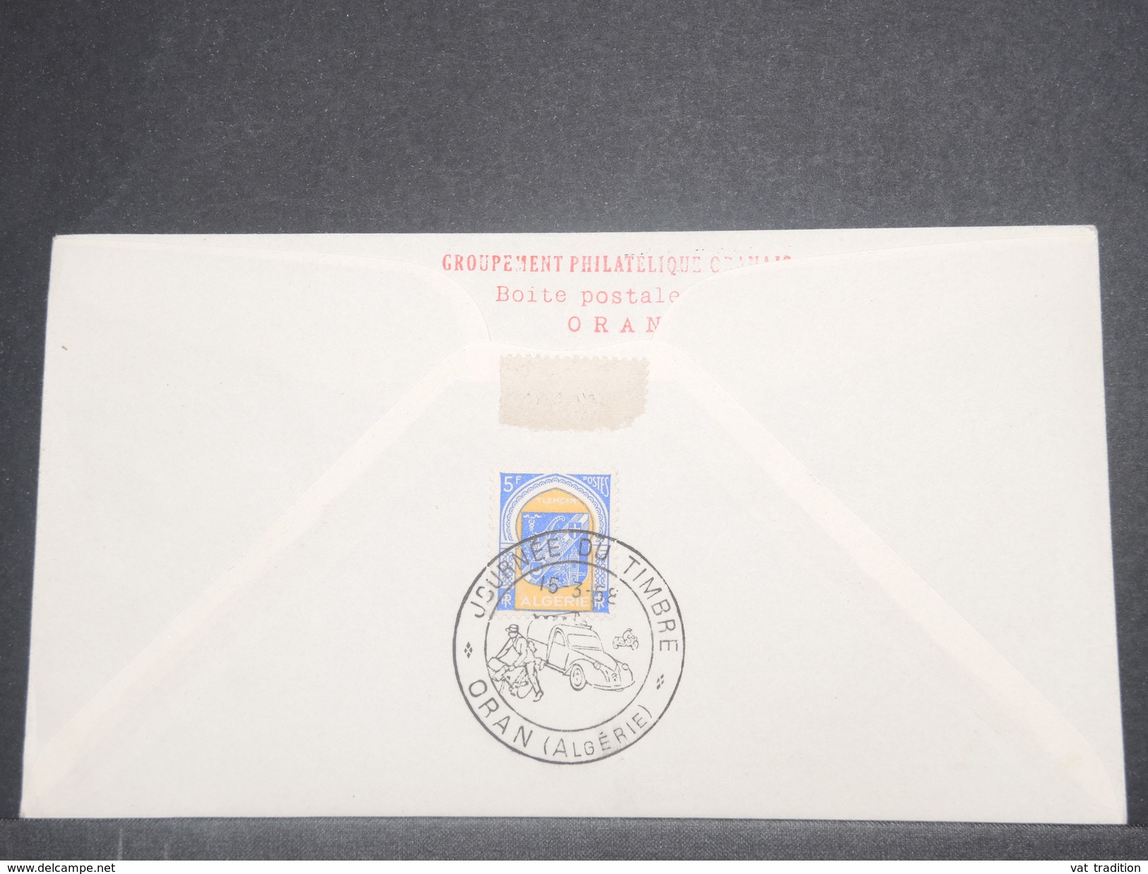 FRANCE/ ALGÉRIE - Enveloppe FDC De La Journée Du Timbre De Oran En 1958 - L 8654 - FDC