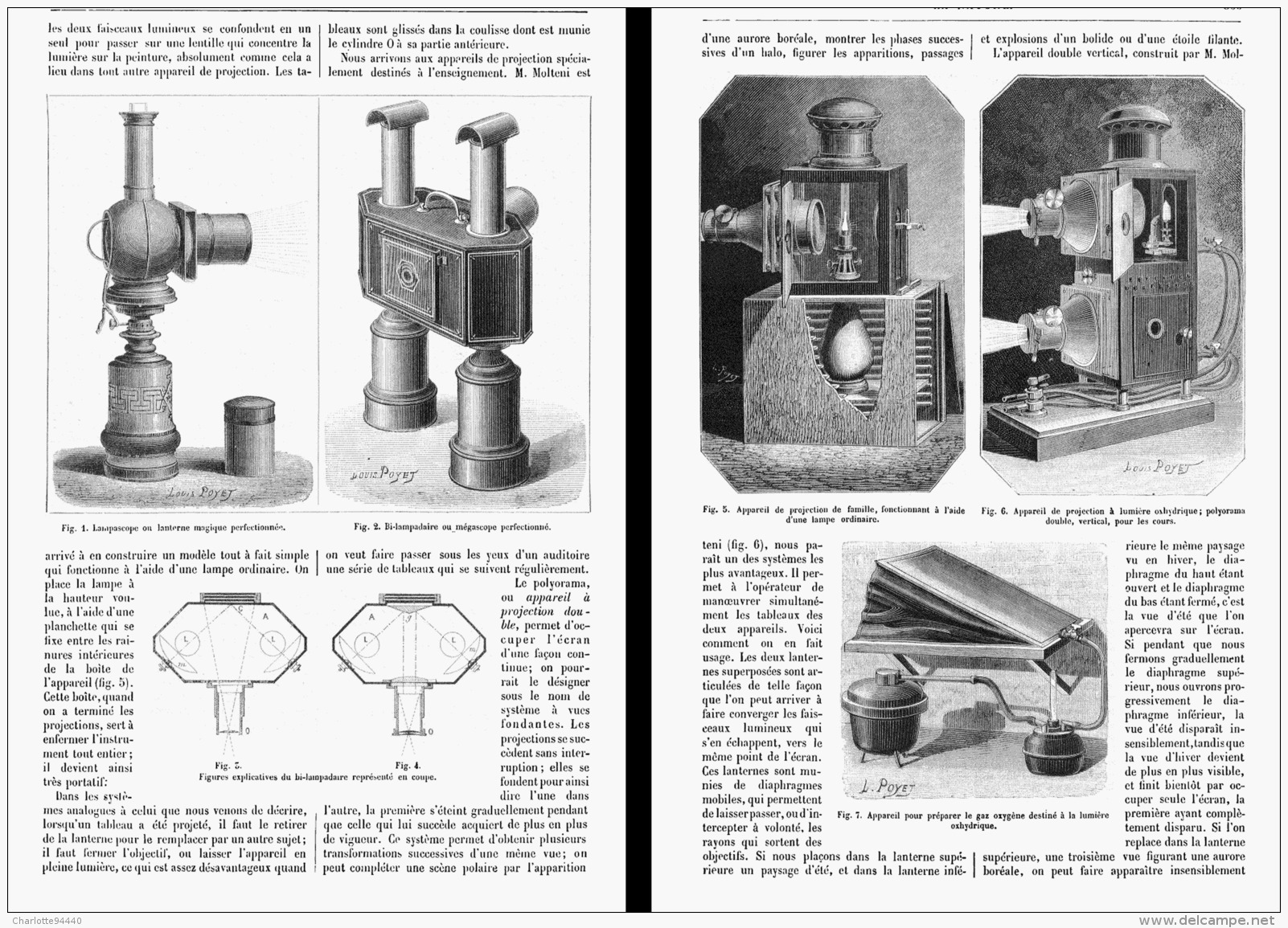 L'ART DES PROJECTIONS   1881 (1) - Andere & Zonder Classificatie