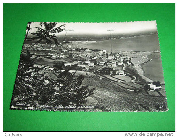 Cartolina Cattolica - Panorama Dalle Colline Circostanti 1954 - Rimini