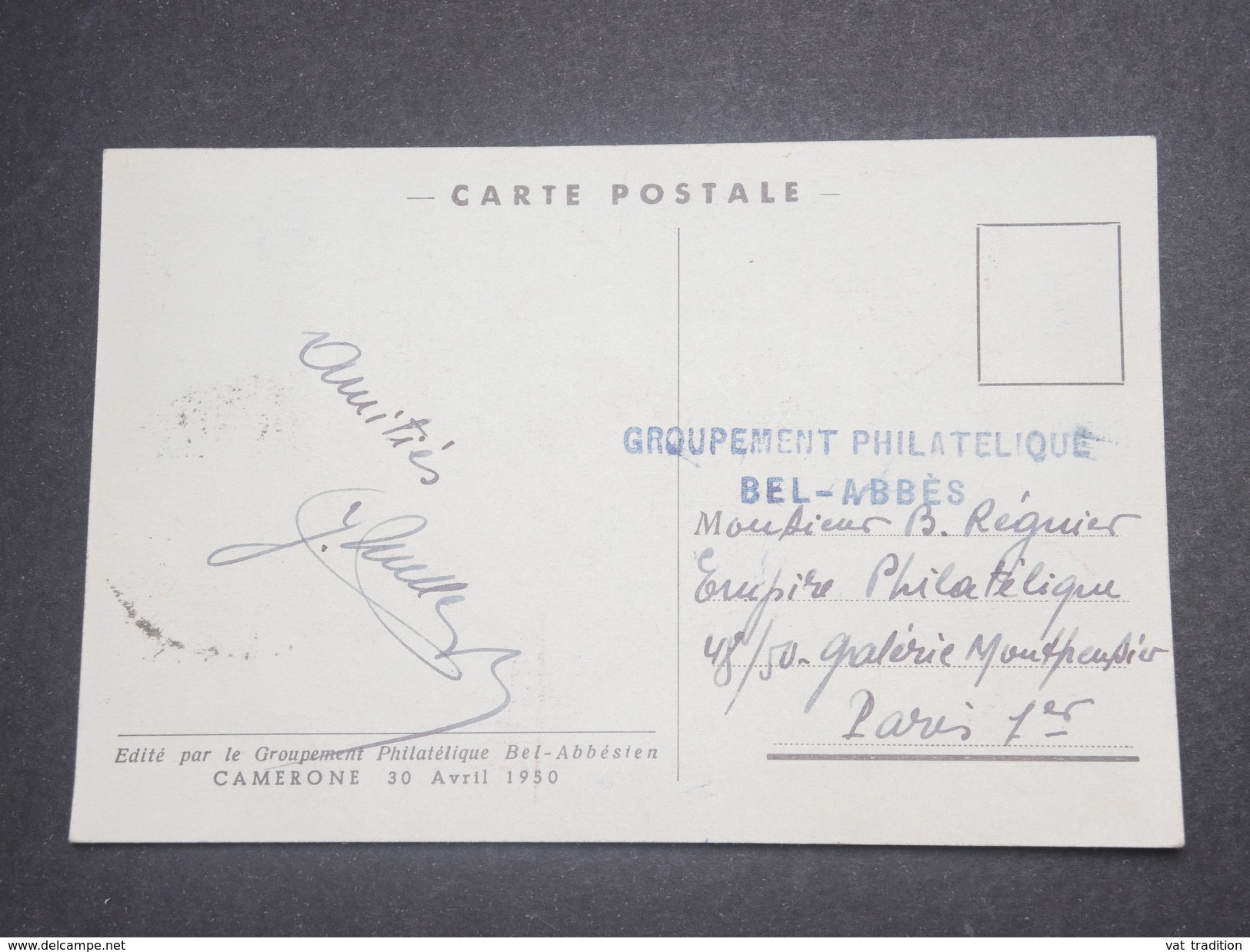 FRANCE / ALGÉRIE - Carte Maximum De La Légion Étrangère En 1950 - L 8676 - FDC