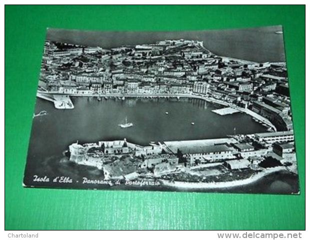 Cartolina Isola D' Elba - Panorama Di Portoferraio 1961 - Livorno