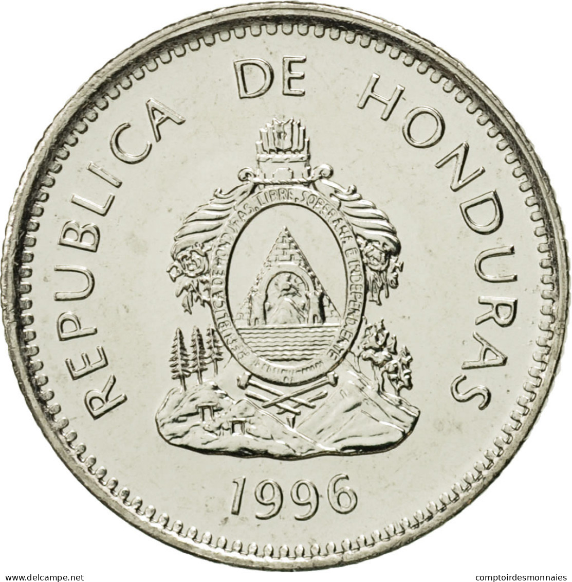 Monnaie, Honduras, 20 Centavos, 1996, FDC, Nickel Plated Steel, KM:83a.2 - Honduras