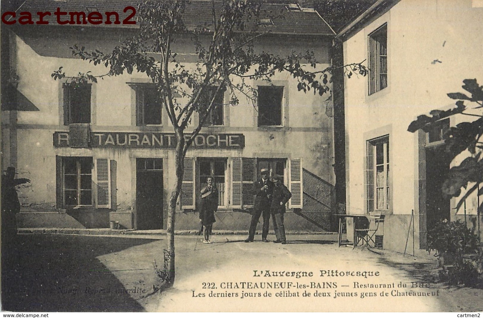 CHATEAUNEUF-LES-BAINS RESTAURANT DU BAC  63 - Altri & Non Classificati