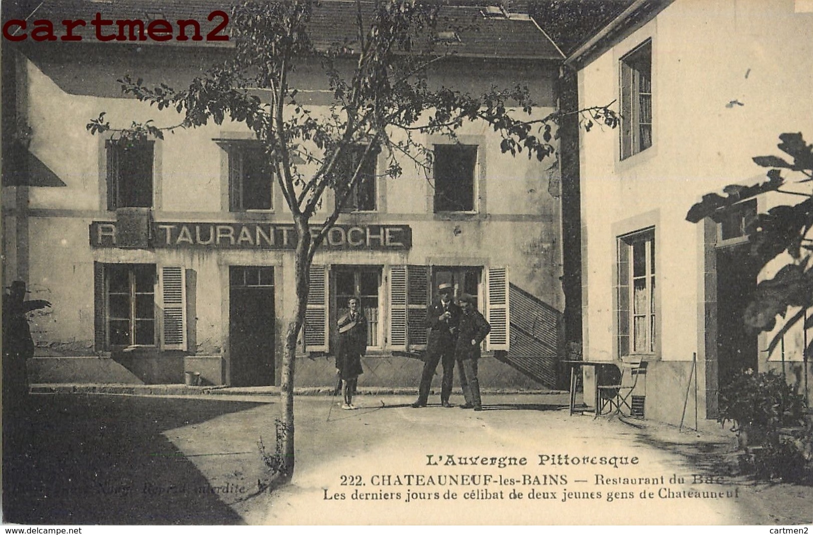 CHATEAUNEUF-LES-BAINS RESTAURANT DU BAC  63 - Other & Unclassified