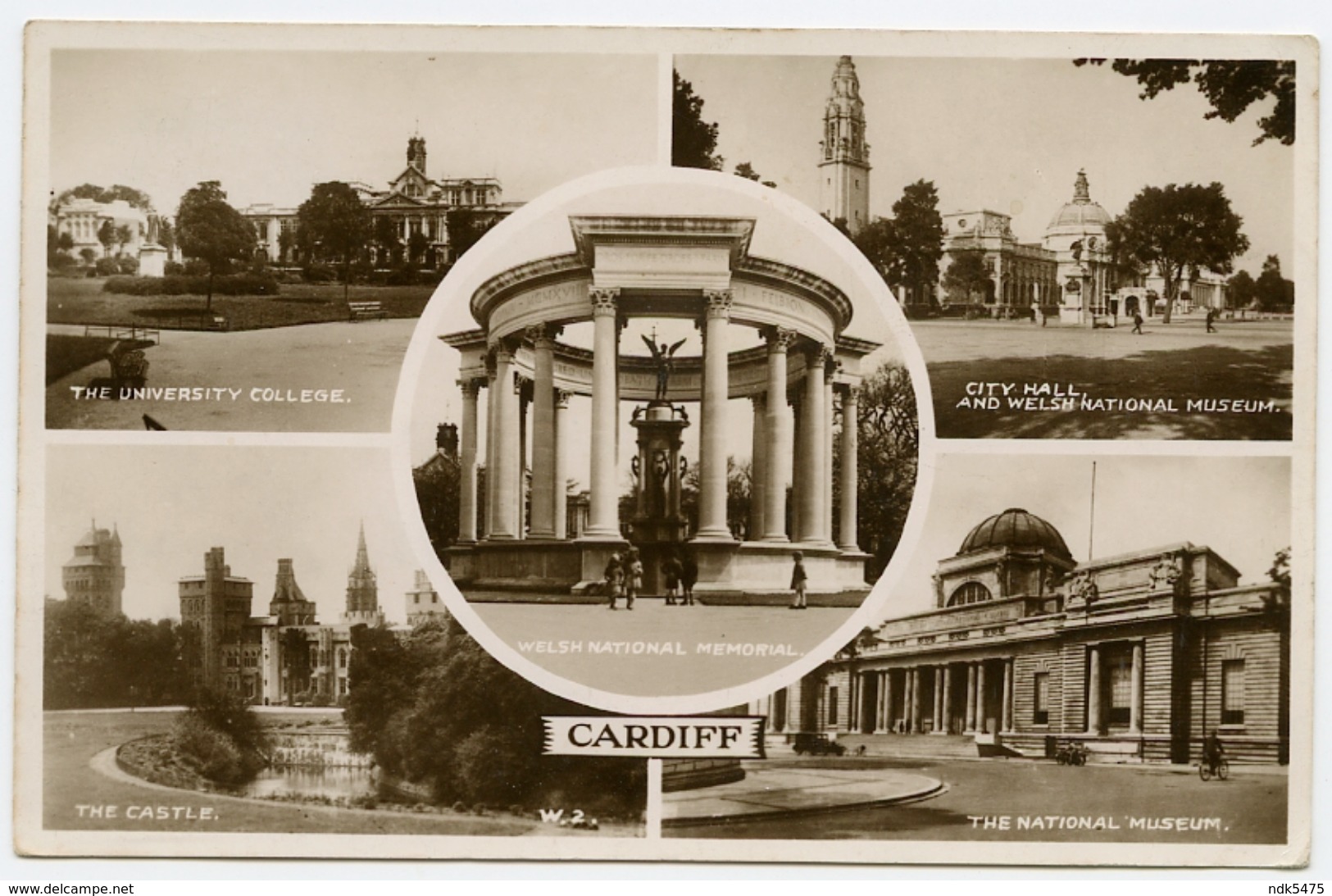 CARDIFF : MULTIVIEW / POSTMARK - CARDIFF / ADDRESS - WEYMOUTH, NORTH PARADE - Glamorgan