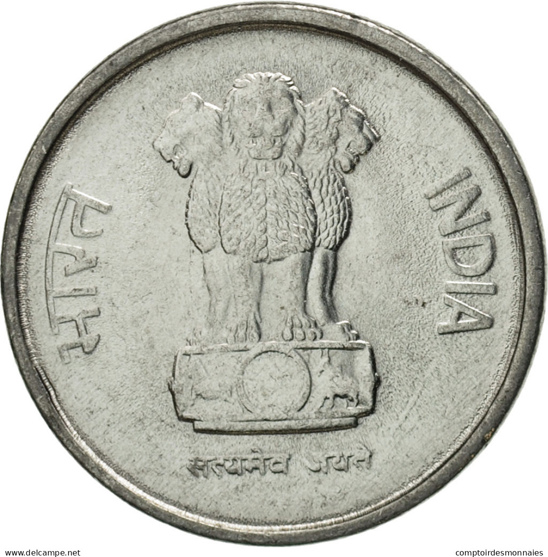 Monnaie, INDIA-REPUBLIC, 10 Paise, 1996, FDC, Stainless Steel, KM:40.1 - India