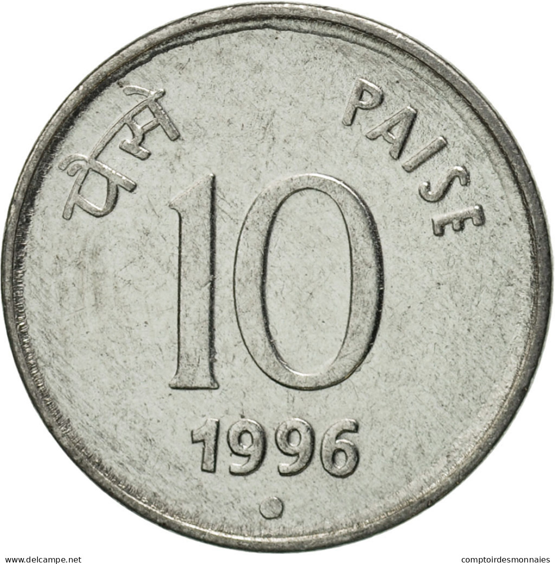 Monnaie, INDIA-REPUBLIC, 10 Paise, 1996, FDC, Stainless Steel, KM:40.1 - India