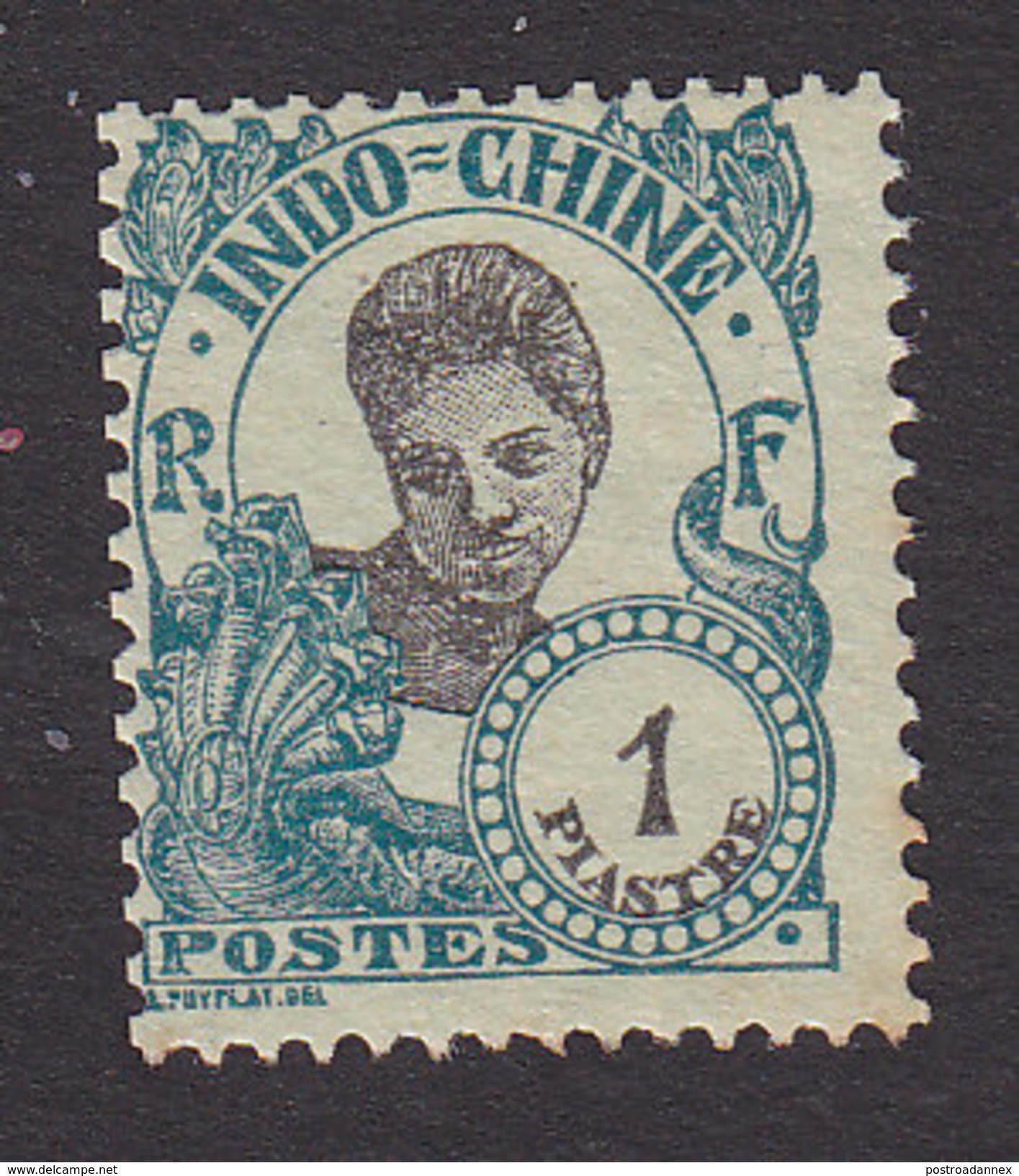 Indo-China, Scott #113, Mint Hinged, Women Of Indo-China, Issued 1922 - Unused Stamps