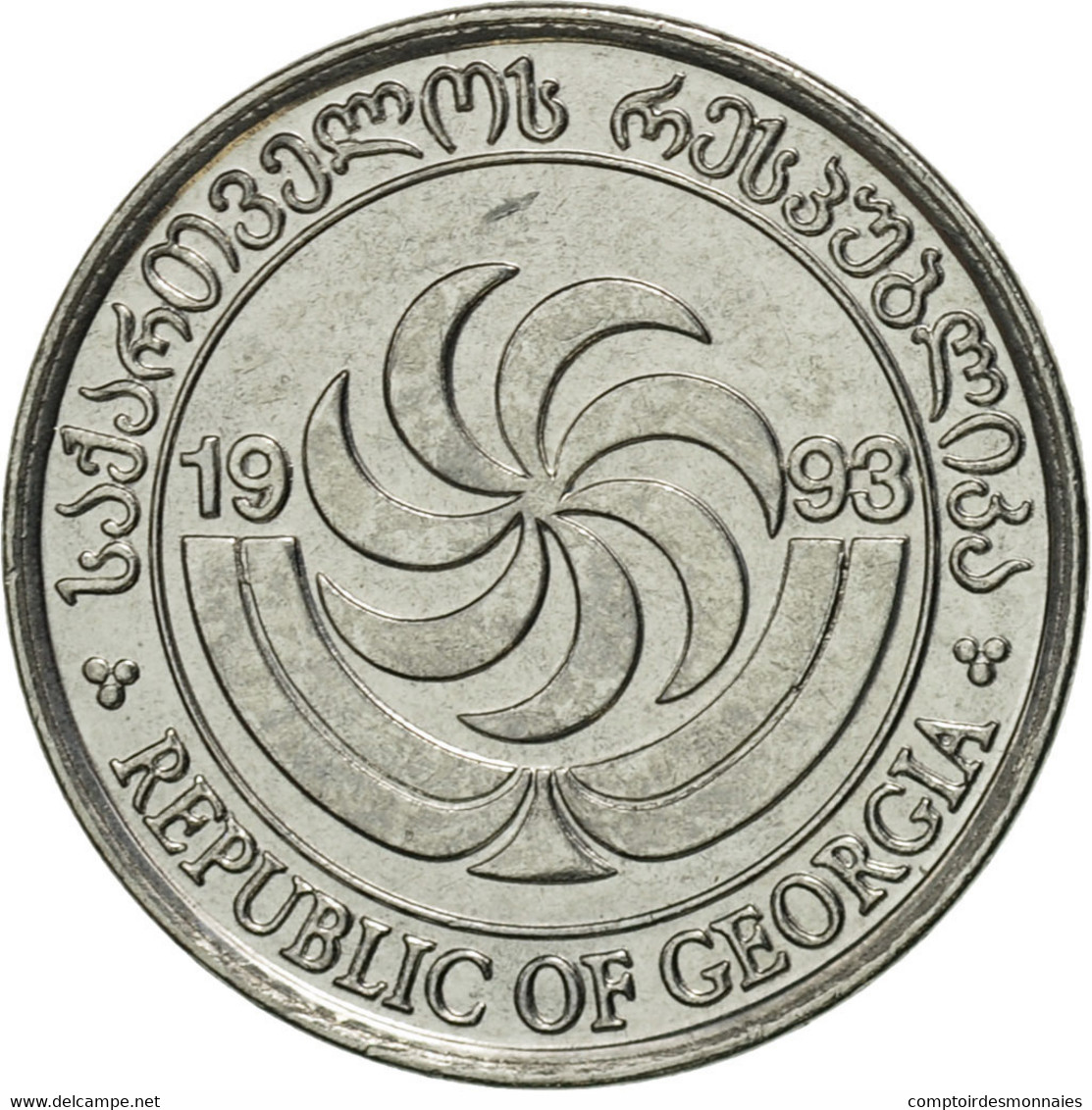 Monnaie, Géorgie, Thetri, 1993, FDC, Stainless Steel, KM:76 - Georgia