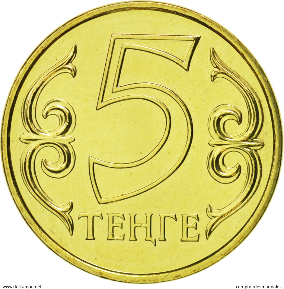 Monnaie, Kazakhstan, 5 Tenge, 2002, Kazakhstan Mint, FDC, Nickel-brass, KM:24 - Kazakistan