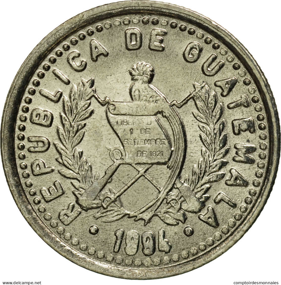 Monnaie, Guatemala, 5 Centavos, 1994, FDC, Copper-nickel, KM:276.4 - Guatemala