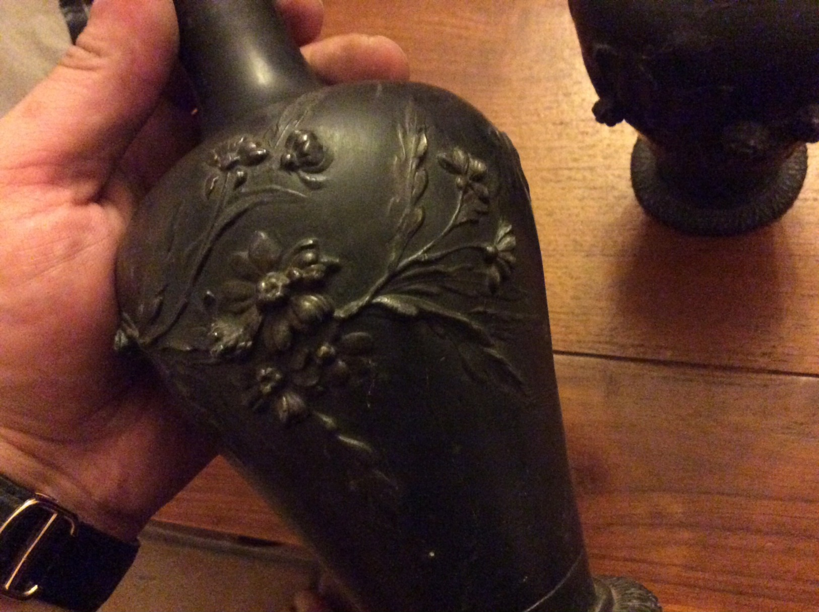 Paire De Vase 19eme En Bronze - Art Asiatique