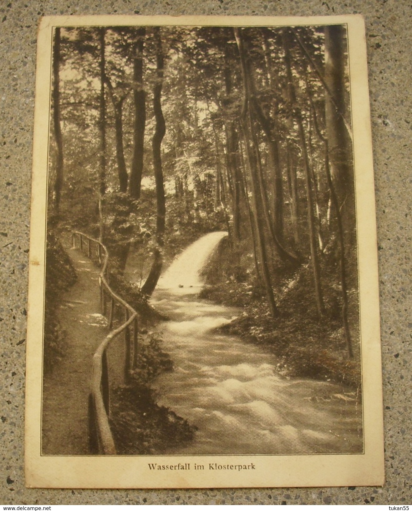Wasserfall Im Klosterpark Diessen 1935 - Diessen