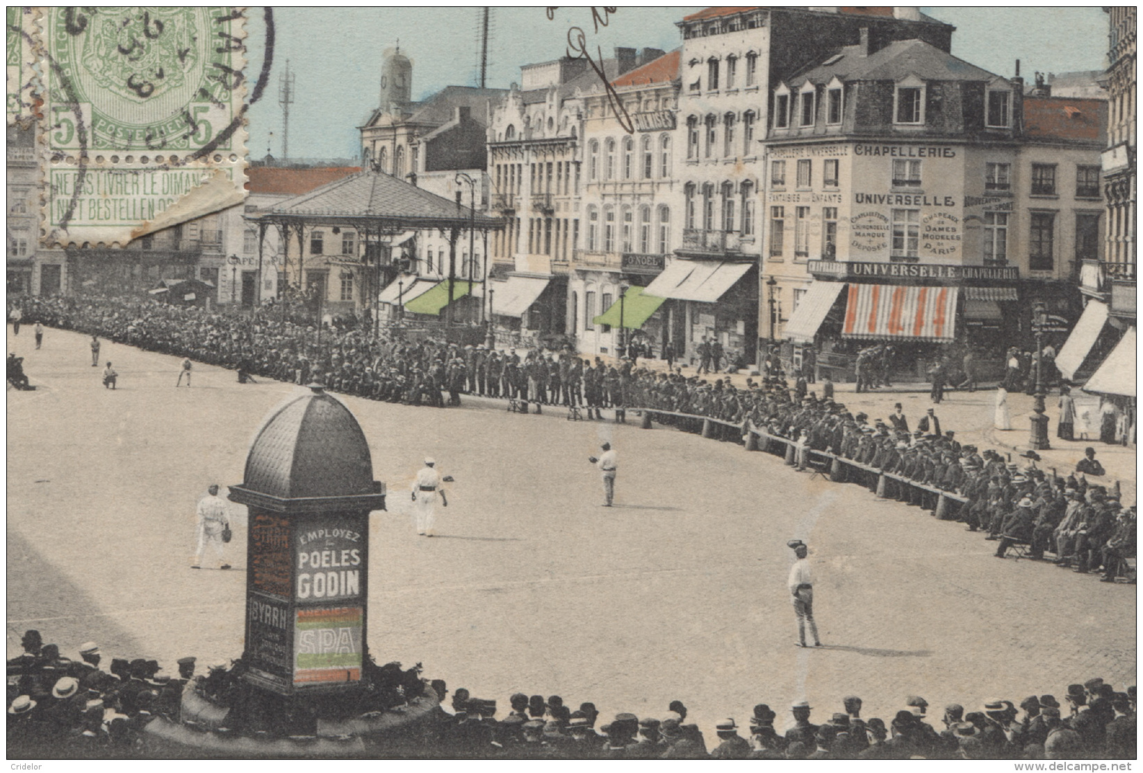 BELGIQUE - CHARLEROI - PLACE DU SUD - MATCH DE BASEBALL ? - BEAU PLAN - VOIR ZOOM - Charleroi