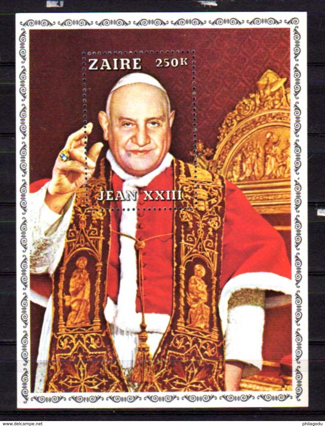 1979  Papes Jean XXIII, Jean-Paul I, Paul VI, BF 31 / 33**, Cote 20 &euro;, - Ongebruikt