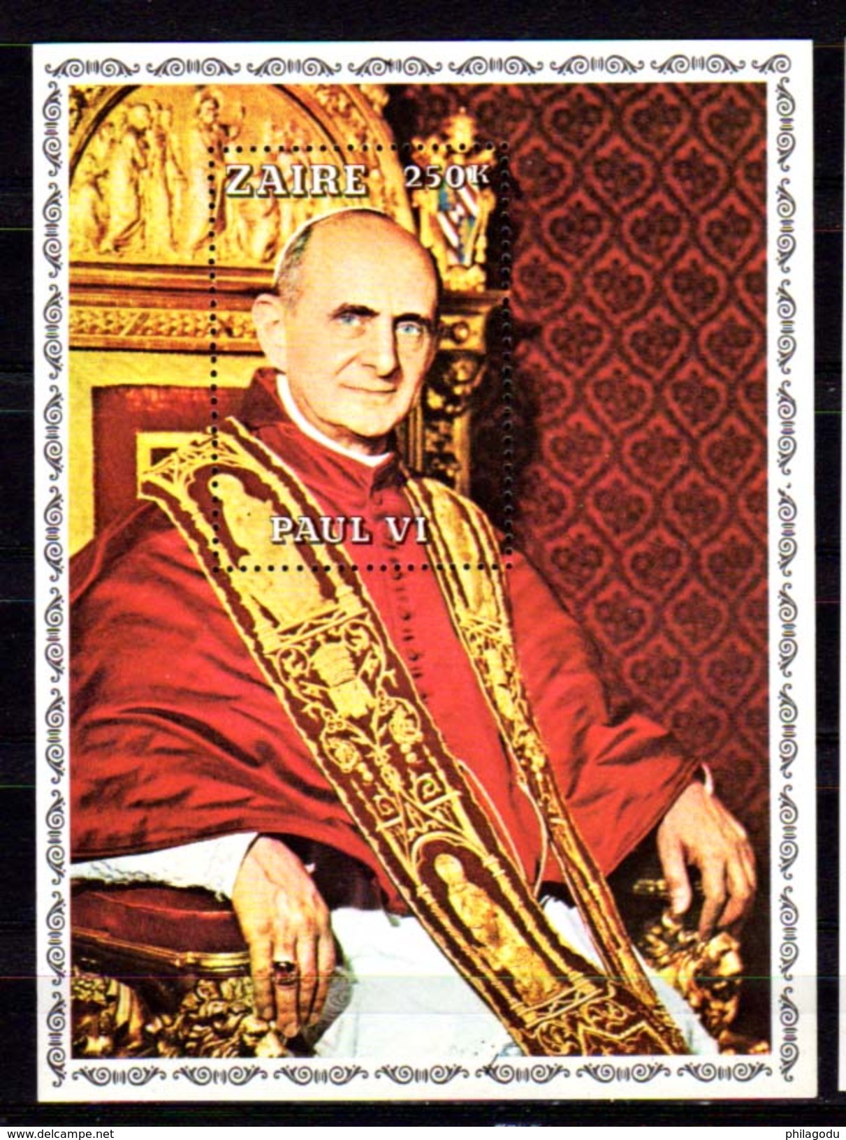 1979  Papes Jean XXIII, Jean-Paul I, Paul VI, BF 31 / 33**, Cote 20 &euro;, - Neufs