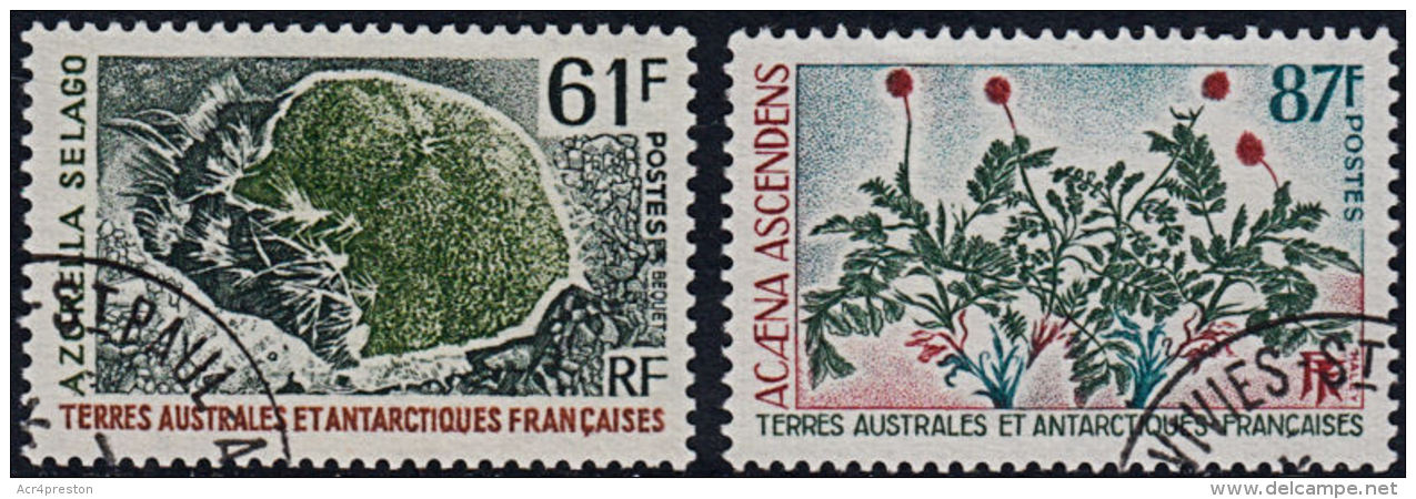 D0264 TAAF (French Antarctic Territories) 1973, SG 83-4   Plants,  Used - Used Stamps