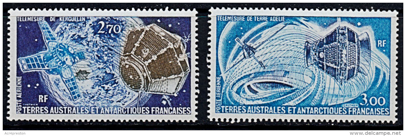 B0200 TAAF (French Antarctic Territories) 1985, SG 120-1  Satellites,  MNH - Unused Stamps