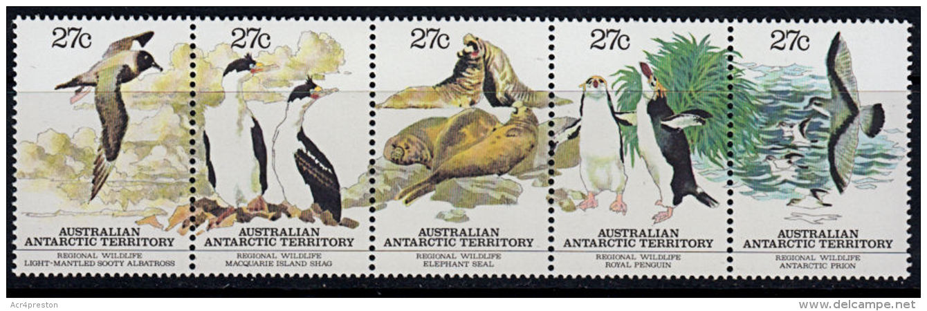 A0030 AUSTRALIAN ANTARCTIC TERRITORY 1983, SG 55-9 Regional Wildlife,  MNH  125 - Unused Stamps