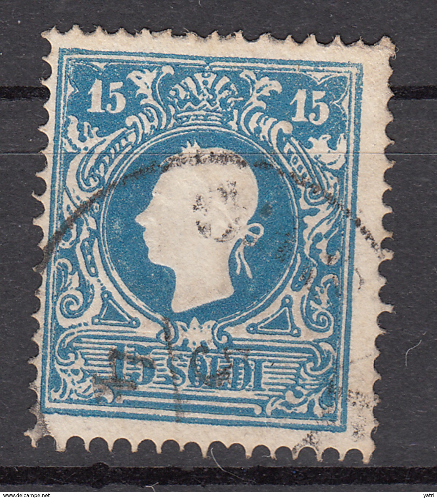 Lombardo Veneto (1859) - 15 Soldi Azzurro 2° Tipo - Lombardo-Venetien