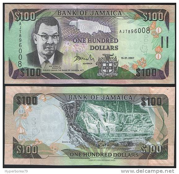 Jamaica P 84 E - 100 Dollars 15.1.2007 - UNC - Giamaica