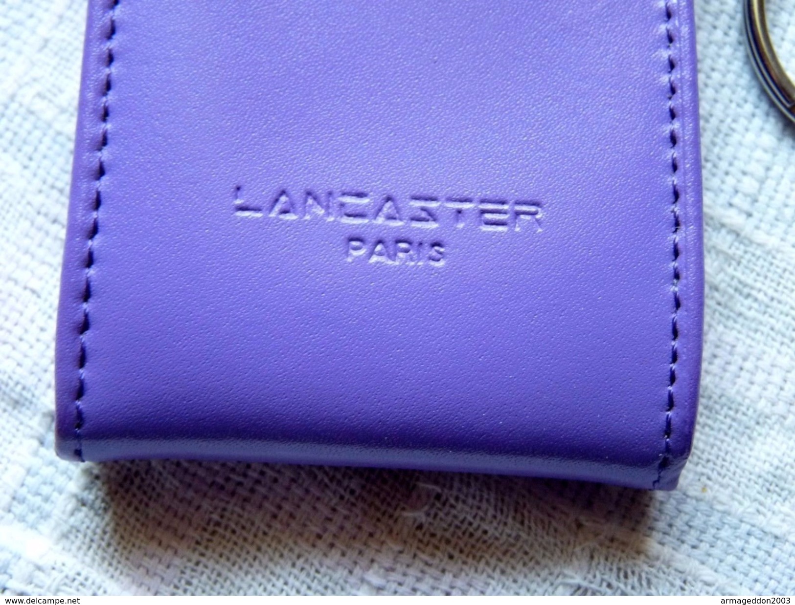 PORTE CLEFS VIOLET LANCASTER TOTALEMENT NEUF BOITE POCHETTE - Alta Moda