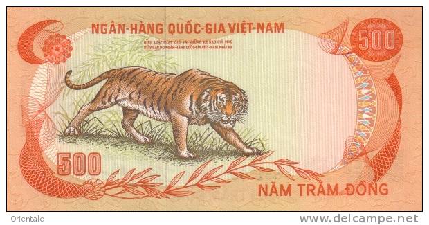 VIETNAM SOUTH P. 33a 500 D 1972 UNC - Viêt-Nam