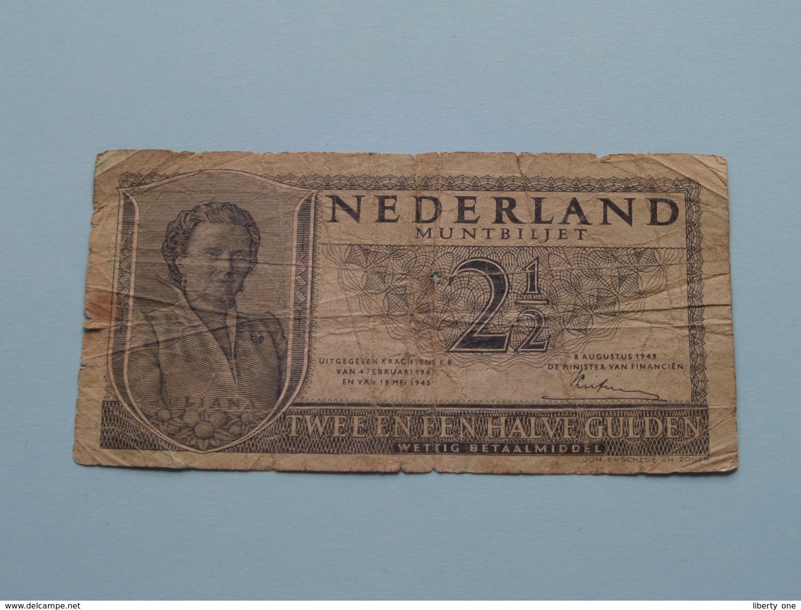 2 1/2 Gulden - 5 ZU 083287 - Twee En Een Halve Gulden 1949 ( Please See Photo ) ! - 1948-1980 : Juliana