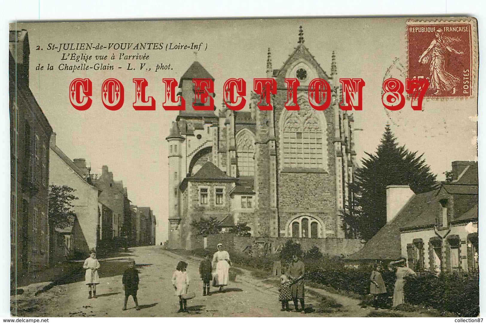 44 - SAINT JULIEN De VOUVANTES < ANIMATION RUE De L'EGLISE - ENFANTS - ENFANT - Saint Julien De Vouvantes