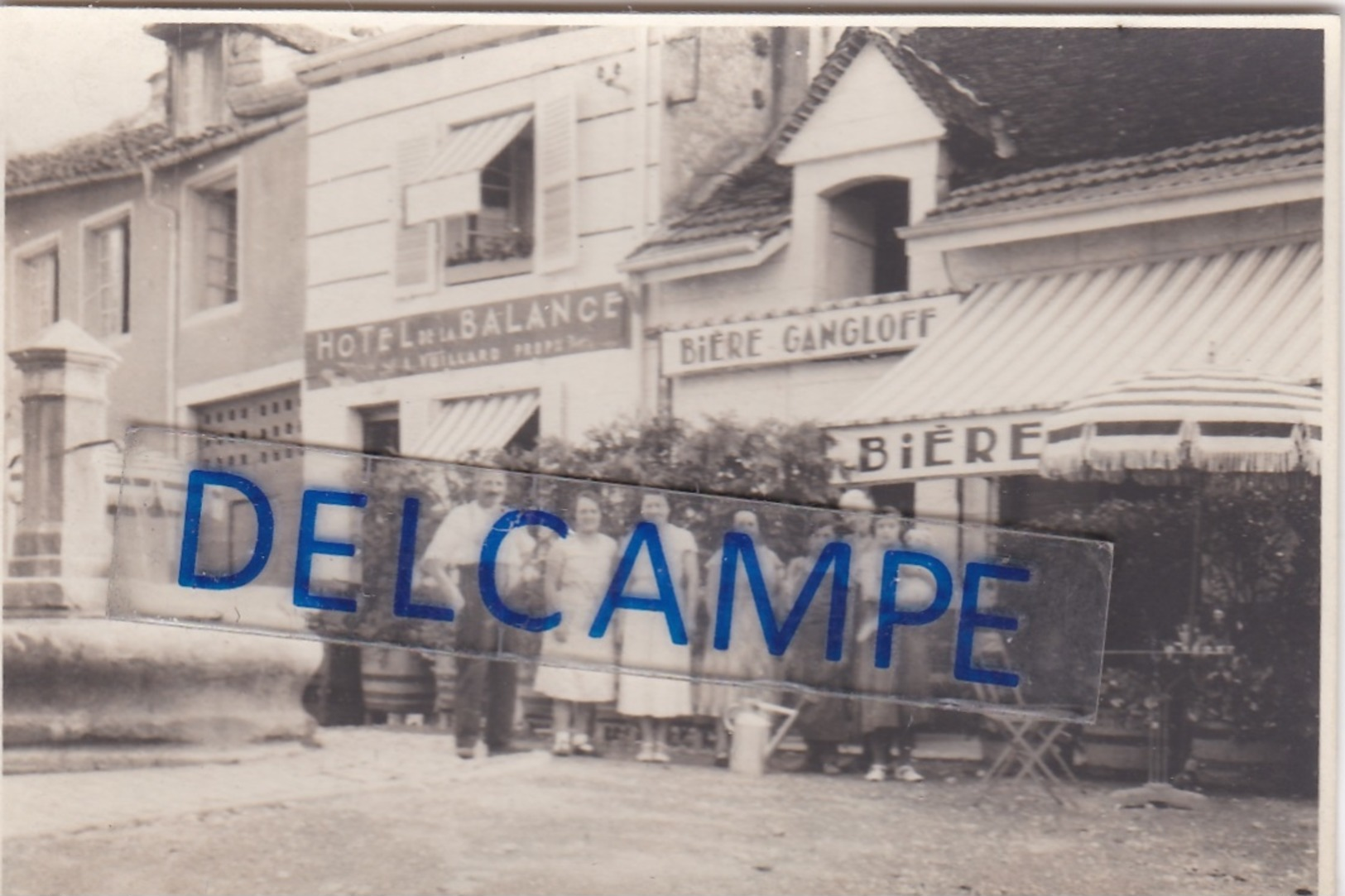ARBOIS 1934 - Photo Originale De VUILLARD '' Hôtel De La Balance '' ( Jura ) - Places