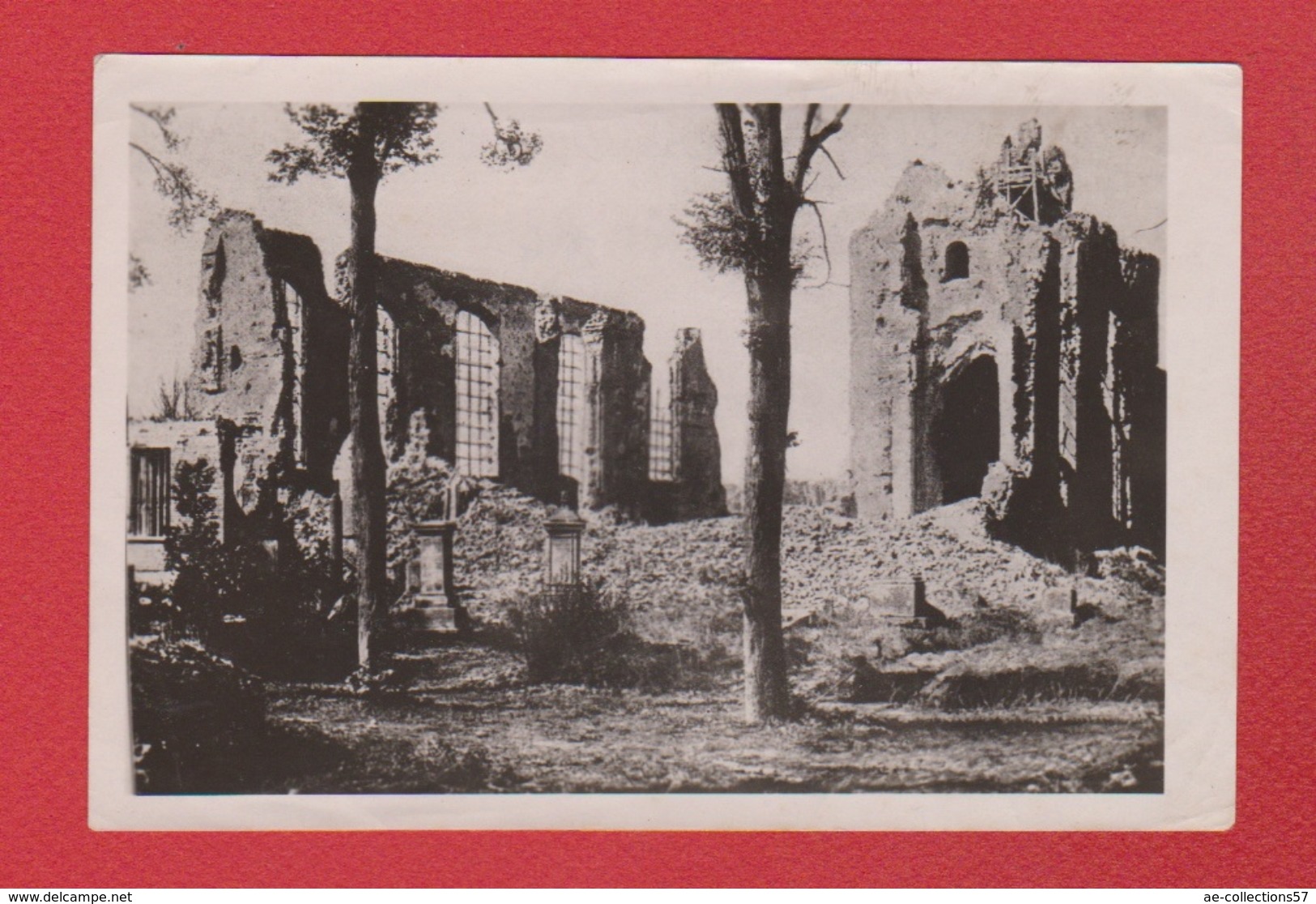 Photo  --  Langemark  --  Eglise En Ruine - Langemark-Poelkapelle