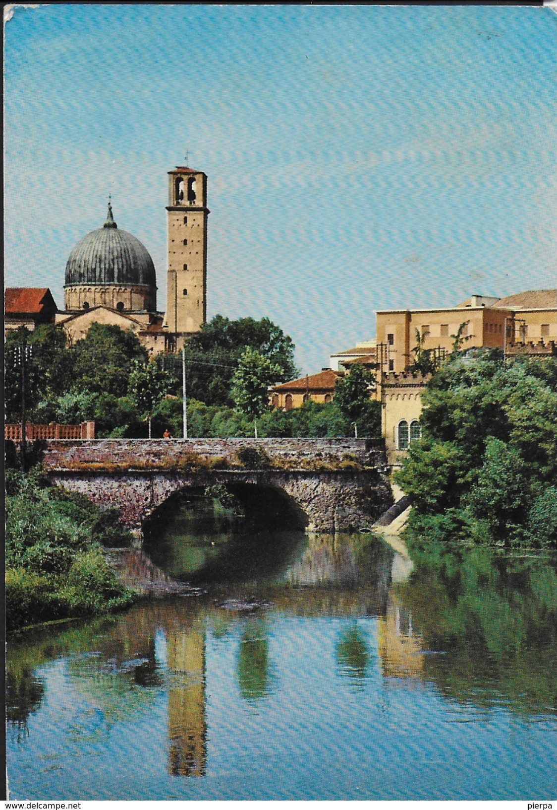 VENETO - PADOVA - PONTE E CUPOLA - BASILICA DEL CARMINE - VIAGGIATA 1973 - Padova (Padua)